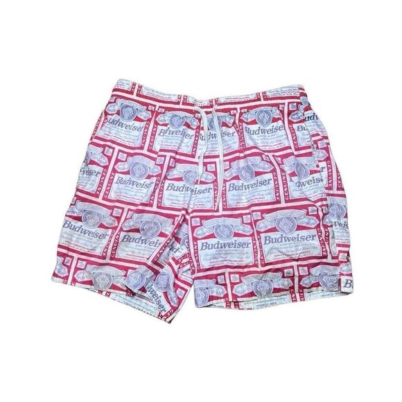 American Vintage 80s Budweiser Mens Shorts Small - Picture 1 of 6